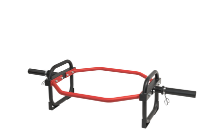 Olympic Shrug Deadlift Bar - Red/Black V1012-CFSHRDBTB