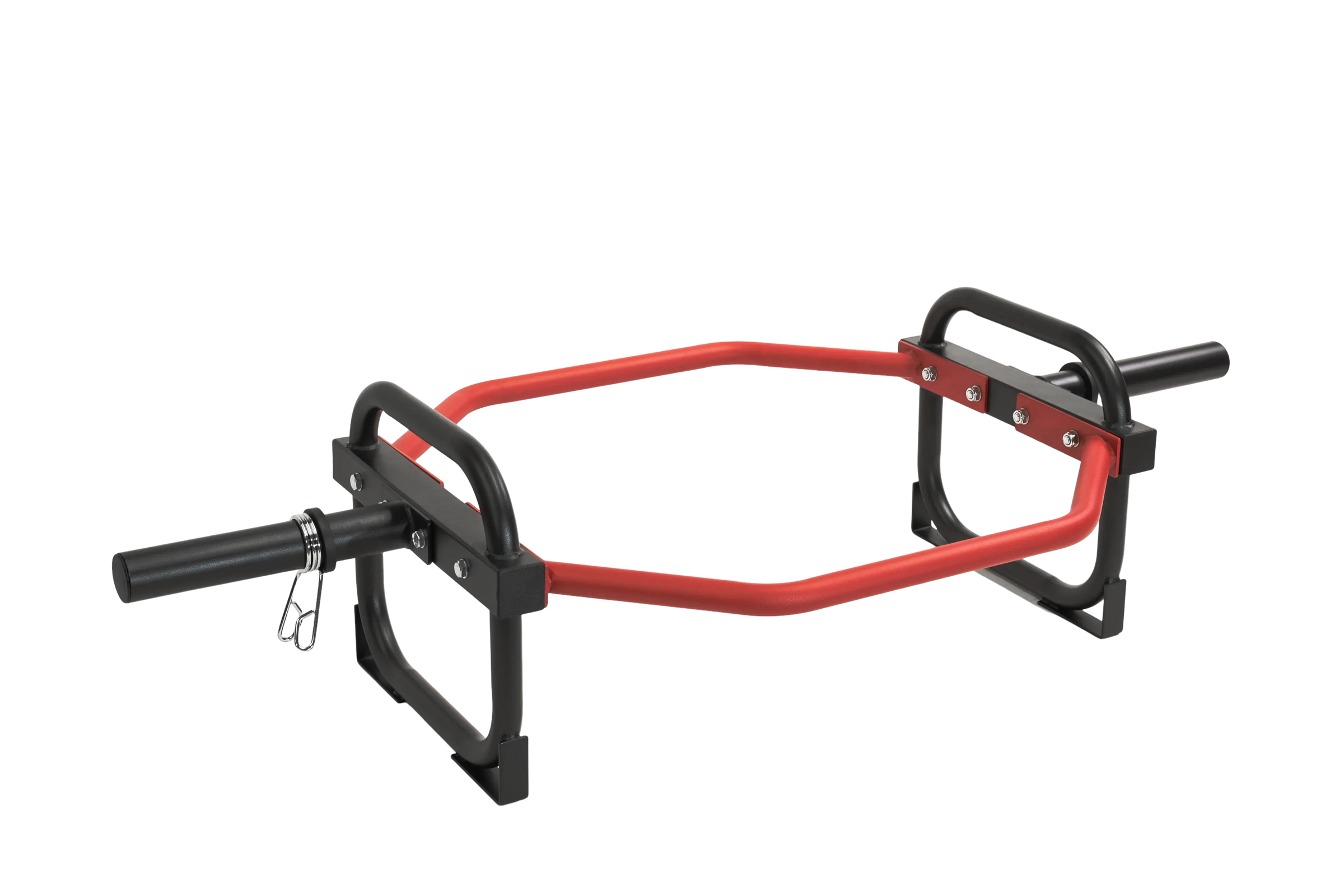 Olympic Shrug Deadlift Bar - Red/Black V1012-CFSHRDBTB