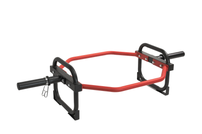Olympic Shrug Deadlift Bar - Red/Black V1012-CFSHRDBTB