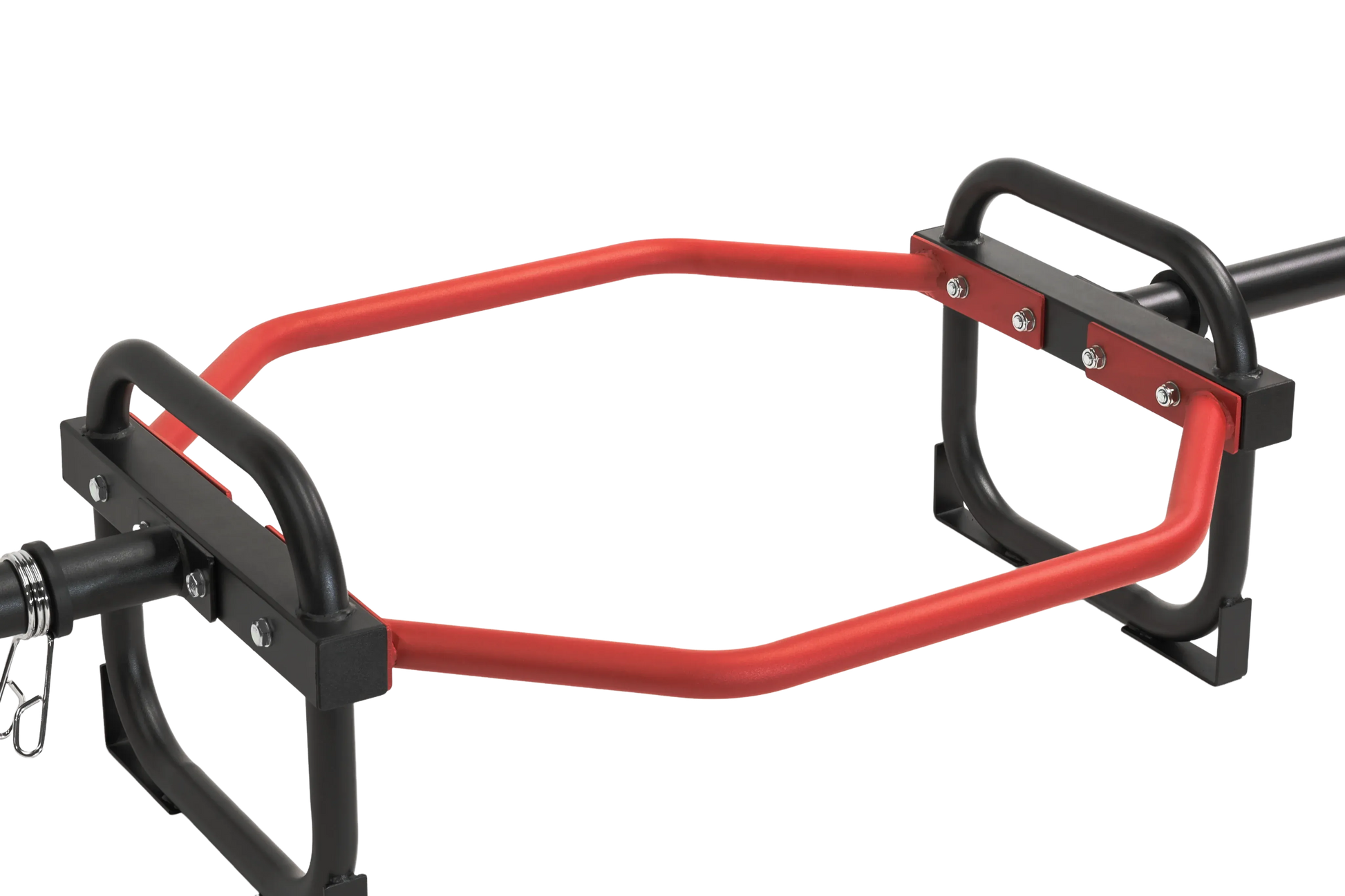 Olympic Shrug Deadlift Bar - Red/Black V1012-CFSHRDBTB