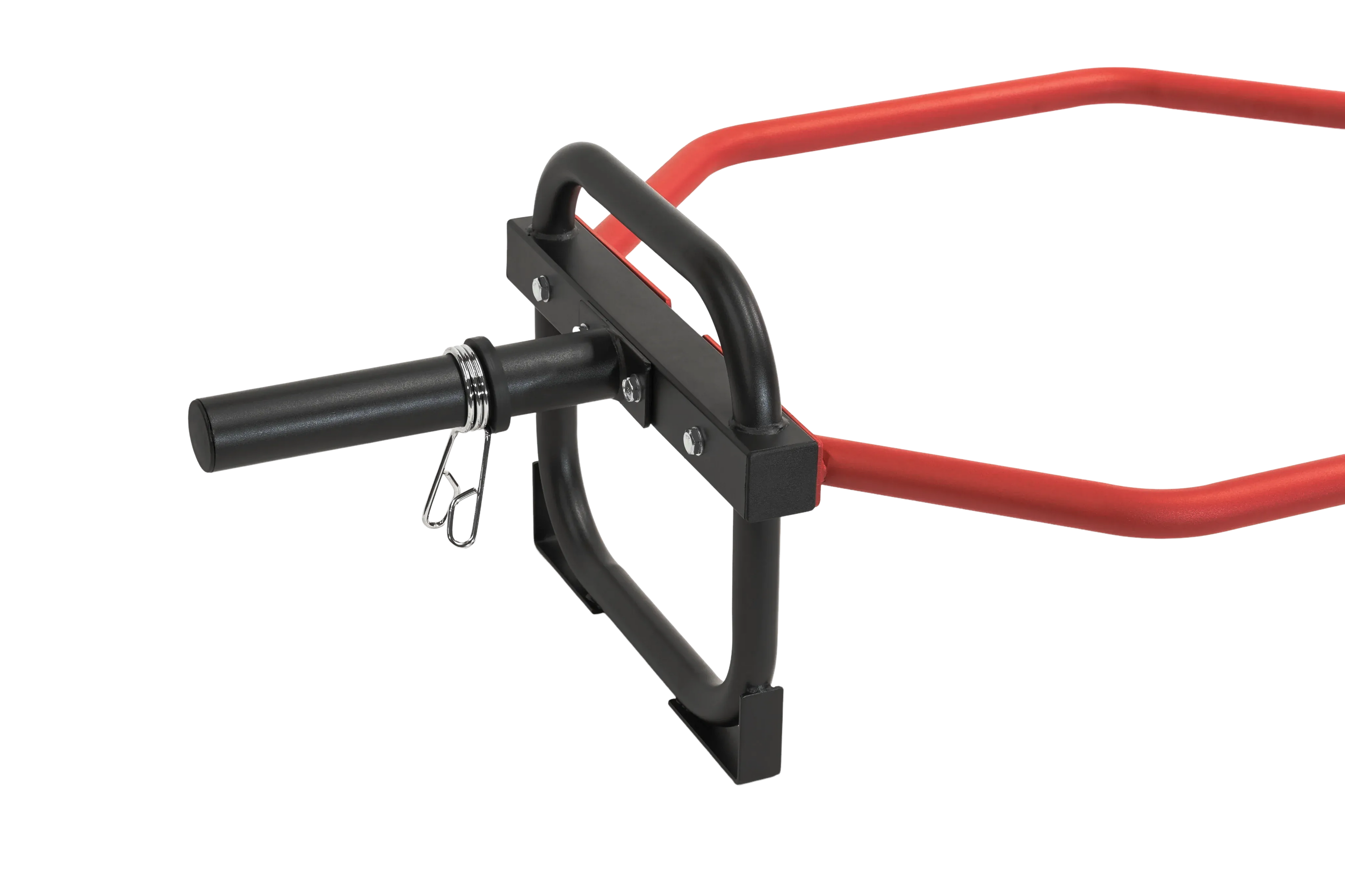 Olympic Shrug Deadlift Bar - Red/Black V1012-CFSHRDBTB