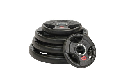 Tri-Grip Olympic Bumper Plates - 105kg kit V1012-CFTG105
