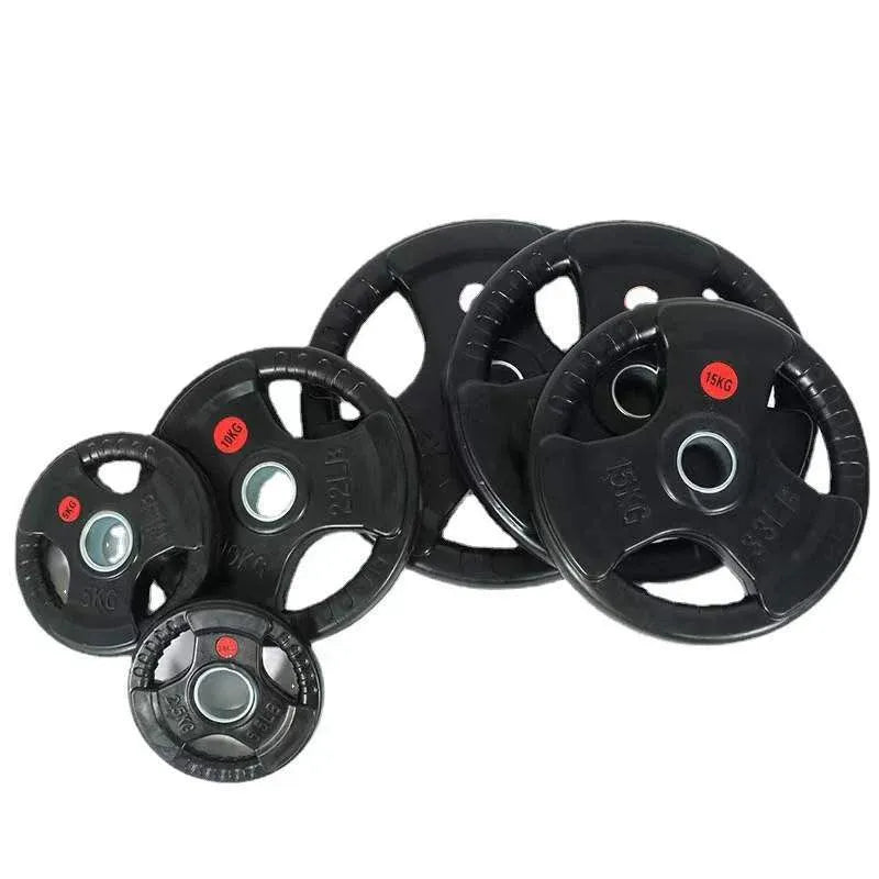 Tri-Grip Olympic Bumper Plates - 105kg kit V1012-CFTG105