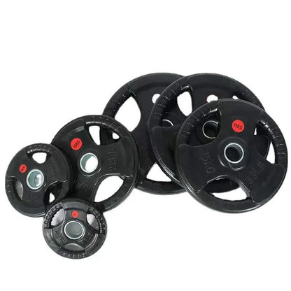 Tri-Grip Olympic Bumper Plates - 105kg kit V1012-CFTG105