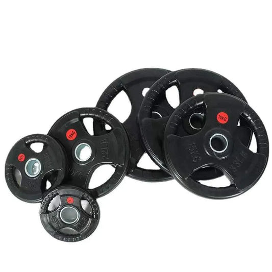 Tri-Grip Olympic Bumper Plates - 105kg kit V1012-CFTG105