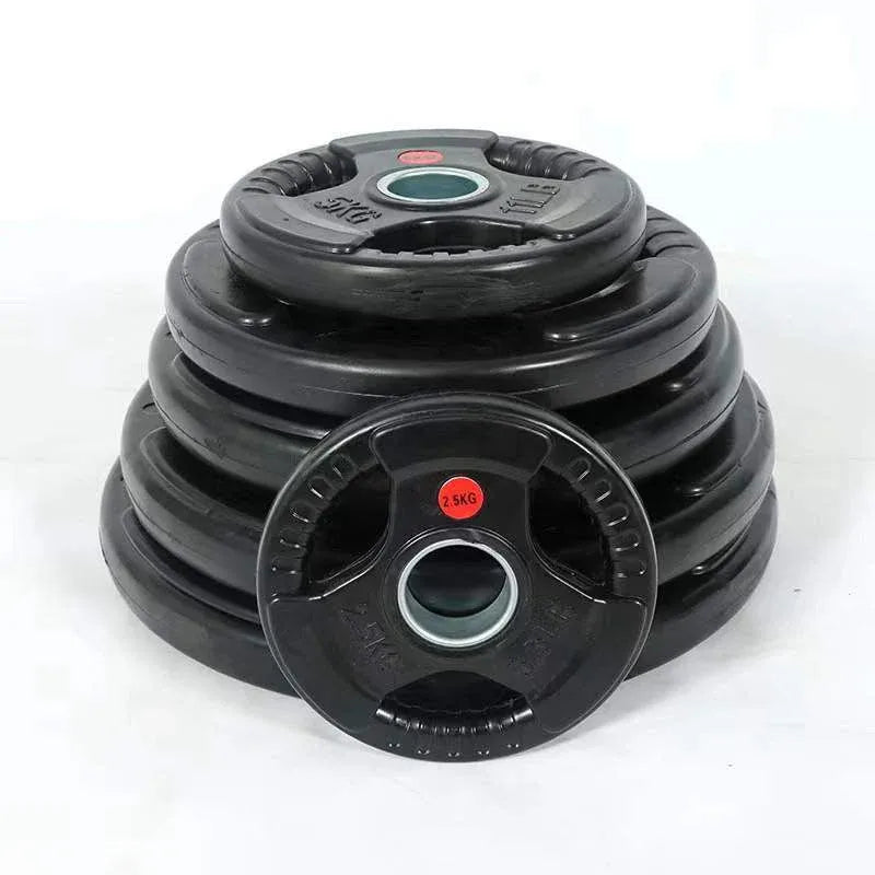 Tri-Grip Olympic Bumper Plates - 105kg kit V1012-CFTG105