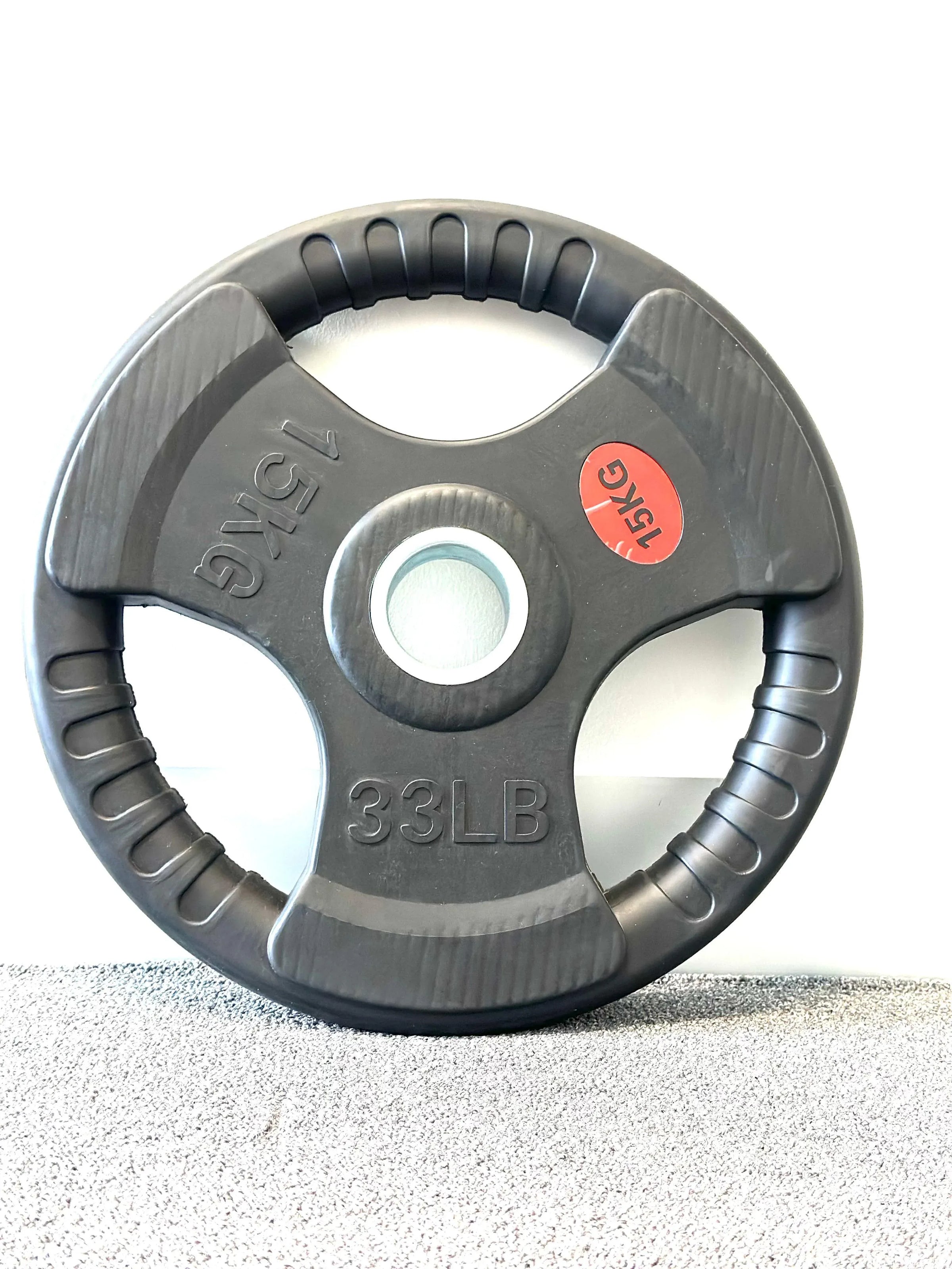 Tri-Grip Olympic Bumper Plates - 105kg kit V1012-CFTG105