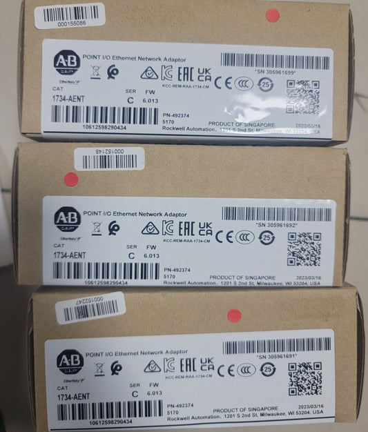 New Original Sealed Allen-Bradley POINT I/O Ethernet Network Adaptor 1734-AENT V1019-1734-AENT--NEW