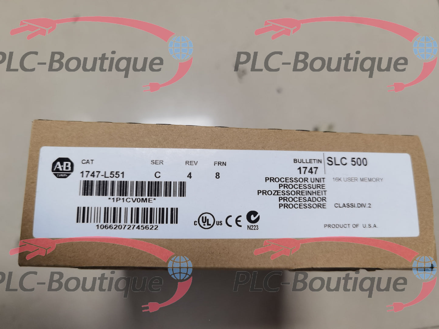 New Allen-Bradley 1747-L551 /C SLC 5/05 CPU Processor Unit Module AB 1747L551 V1019-1747-L551--NEW
