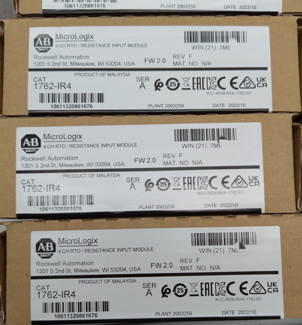 1PCS New Allen-Bradley 1762-IR4 MicroLogix 1200 RTD Input Module Fast Shipping V1019-1762-IR4