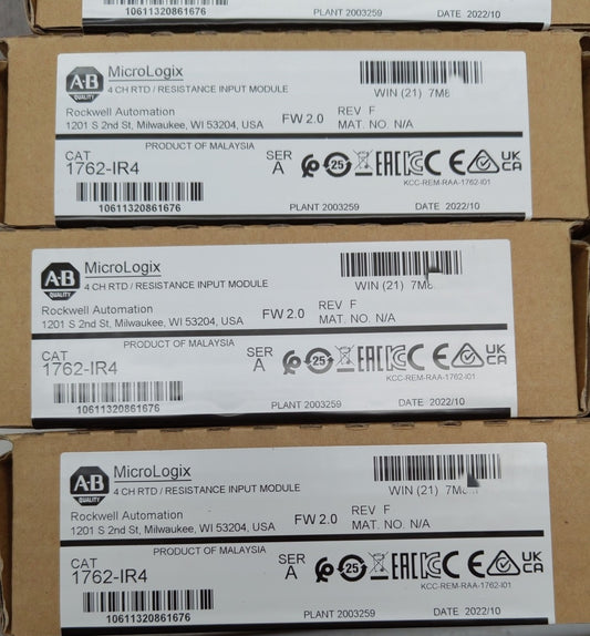 1PCS New Allen-Bradley 1762-IR4 MicroLogix 1200 RTD Input Module Fast Shipping V1019-1762-IR4