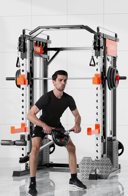 SmartFit M1 Max 130kg Pin Loaded Multi Functional Training Smith Machine Home Gym Power Rack Machine V1025-717331801236