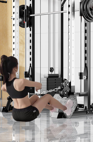 SmartFit M1 Max 130kg Pin Loaded Multi Functional Training Smith Machine Home Gym Power Rack Machine V1025-717331801236