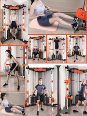 SmartFit C1 Max Multi Functional Cable Crossover Station 130kgs Pin Loaded Machine with attachment V1025-717331801267