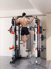 130kgs pin loaded SmartFit M1 Ultra Leg Press and Chest Fly Multi Functional Training Smith Machine Home Gym V1025-717331801304