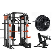 SmartFit M1 Ultra Leg Press and Chest Fly Multi Functional Training Smith Machine Home Gym with 130kgs pin V1025-717331801328