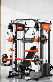 SmartFit M1 Max 130kg Pin Loaded Multi Functional Training Smith Machine Home Gym Power Rack Machine package V1025-717331801335