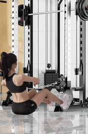 SmartFit M1 Max 130kg Pin Loaded Multi Functional Training Smith Machine Home Gym Power Rack Machine package V1025-717331801335