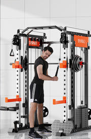SmartFit M1 Max 130kg Pin Loaded Multi Functional Training Smith Machine Home Gym Power Rack Machine package V1025-717331801335