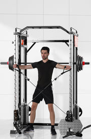 SmartFit M1 Max 130kg Pin Loaded Multi Functional Training Smith Machine Home Gym Power Rack Machine package V1025-717331801335