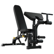 SmartFit C1 Max Multi Functional Cable Crossover Station 130kgs Pin Loaded Machine + Multi Func Bench+7Ft V1025-717331801366