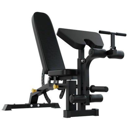 SmartFit C1 Max Multi Functional Cable Crossover Station 130kgs Pin Loaded Machine + Multi Func Bench+7Ft V1025-717331801366