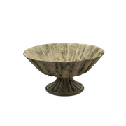 Roman Bowl - Zinc Finish | Metal Decorative & Serving Bowl V1026-KLC9147