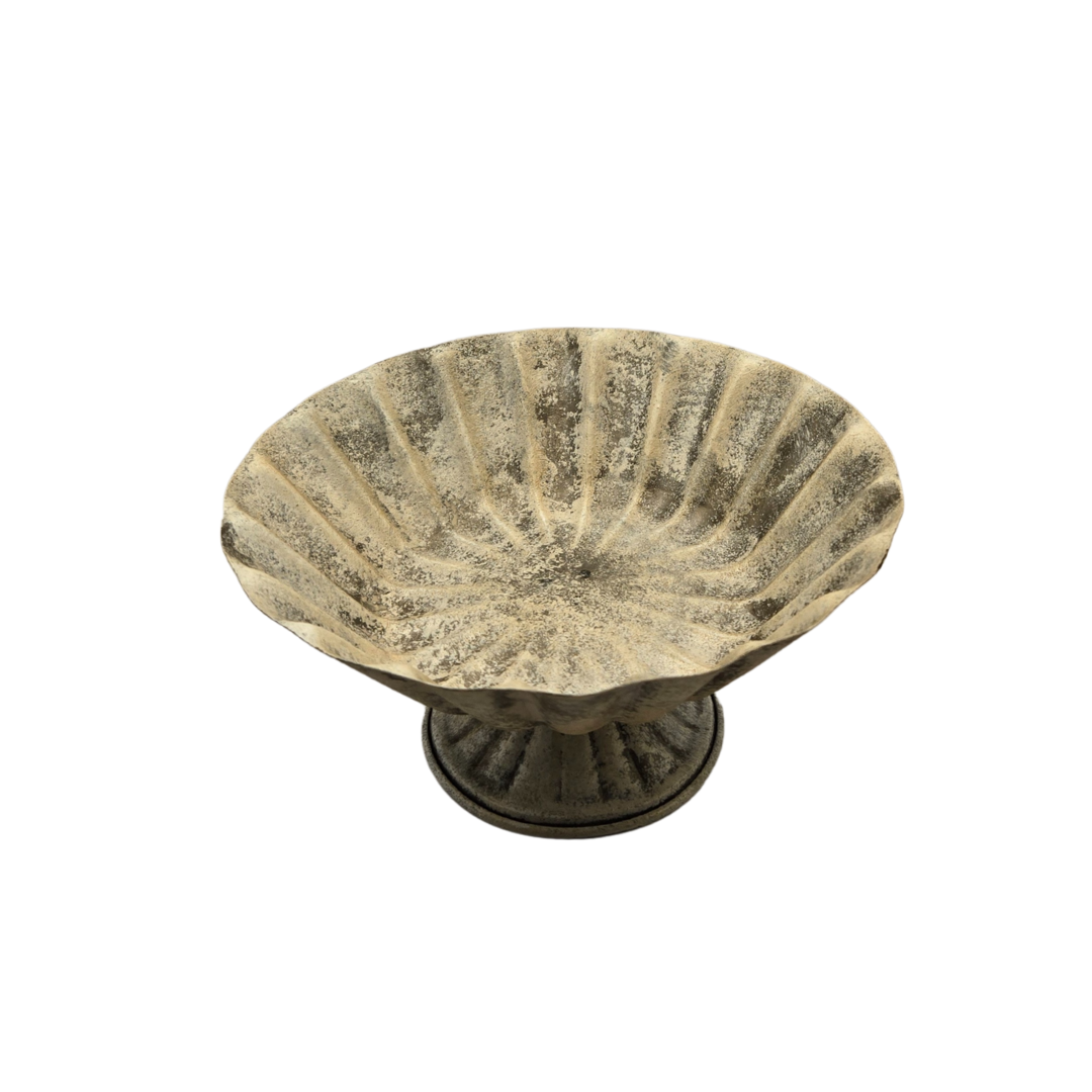 Roman Bowl - Zinc Finish | Metal Decorative & Serving Bowl V1026-KLC9147