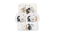 Cat Couple Embossed Entertaining Set V1026-KLCCW1201N-CW1206