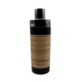 Plantation Cocktail Shaker - Matte Black with Rattan Wrap | Stainless Steel Barware V1026-KLCDIM0008