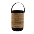 Plantation Wine Cooler - Matte Black with Rattan Wrap | Stainless Steel V1026-KLCDIM0009