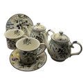 Lavender & Olive Tea Set for 2 - Premium Porcelain V1026-KLCDW0001