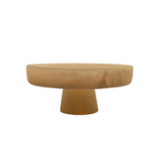 Hand-Poured Pedestal Serving Bowl V1026-KLCFR2813WH