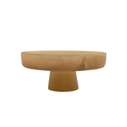Hand-Poured Pedestal Serving Bowl V1026-KLCFR2813WH