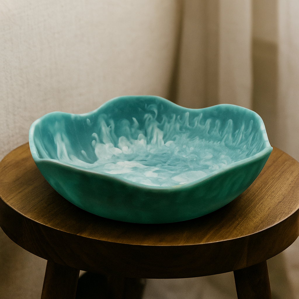 Allegra Bowl Large - Blue/Green V1026-KLCHH24083WH-1