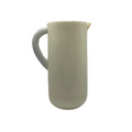 White Resin Pitcher Hand-Poured Marbled Jug V1026-KLCHH24095WH