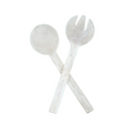 Lorne White Resin Salad Server Set - Handcrafted V1026-KLCHH24096WH