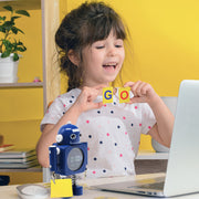 Laser Kids Robot Alarm Clock - Blue V1031-ALC-KROBOT-BL