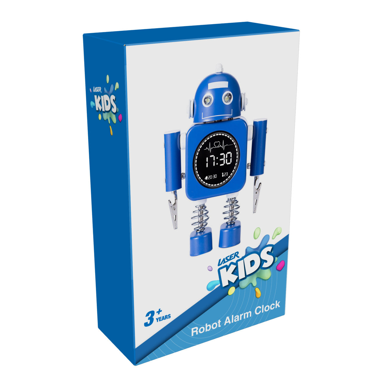 Laser Kids Robot Alarm Clock - Blue V1031-ALC-KROBOT-BL
