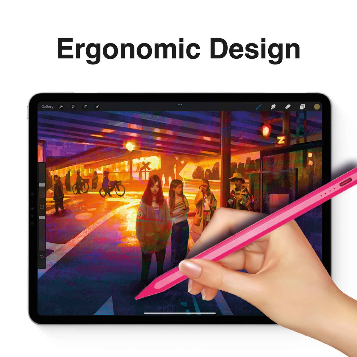 Laser Active Stylus Pen for iPad - Pink V1031-AO-ACPEN20PK-644