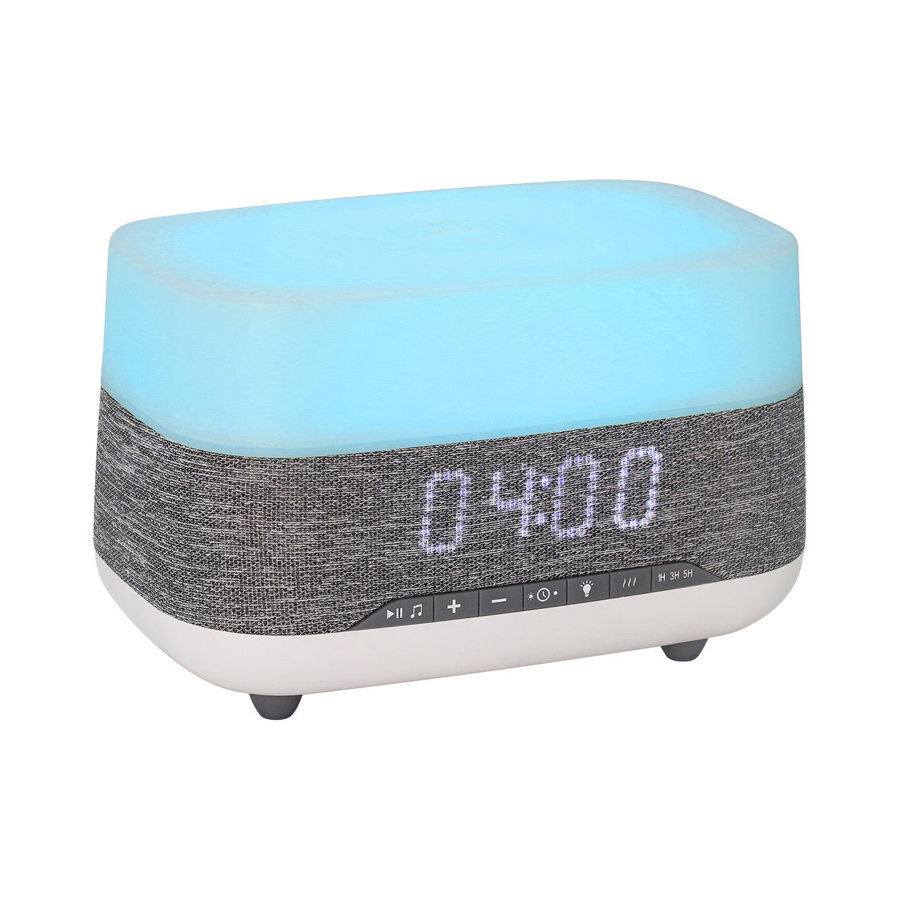 Laser Ambient Diffuser Clock Radio with Bluetooth Speaker & Light V1031-AO-ADSP-924