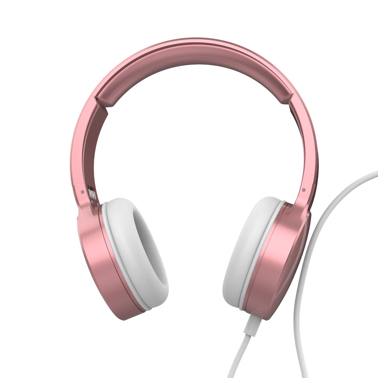 Laser Wired Headphones with 40mm Drivers Rose Gold V1031-AO-HEAD22-ROS