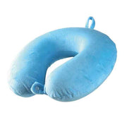 Laser Memory Foam Neck Pillow Blue V1031-AO-NECPLB-286