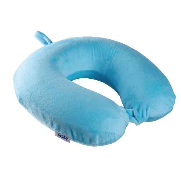 Laser Memory Foam Neck Pillow Blue V1031-AO-NECPLB-286