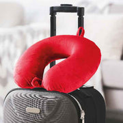 Laser Memory Foam Neck Pillow Red V1031-AO-NECPLR-293