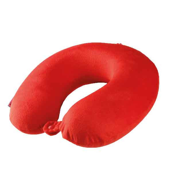 Laser Memory Foam Neck Pillow Red V1031-AO-NECPLR-293