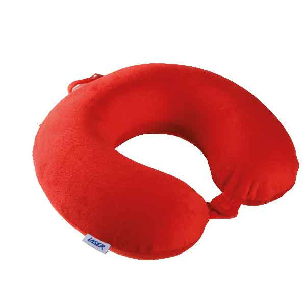 Laser Memory Foam Neck Pillow Red V1031-AO-NECPLR-293