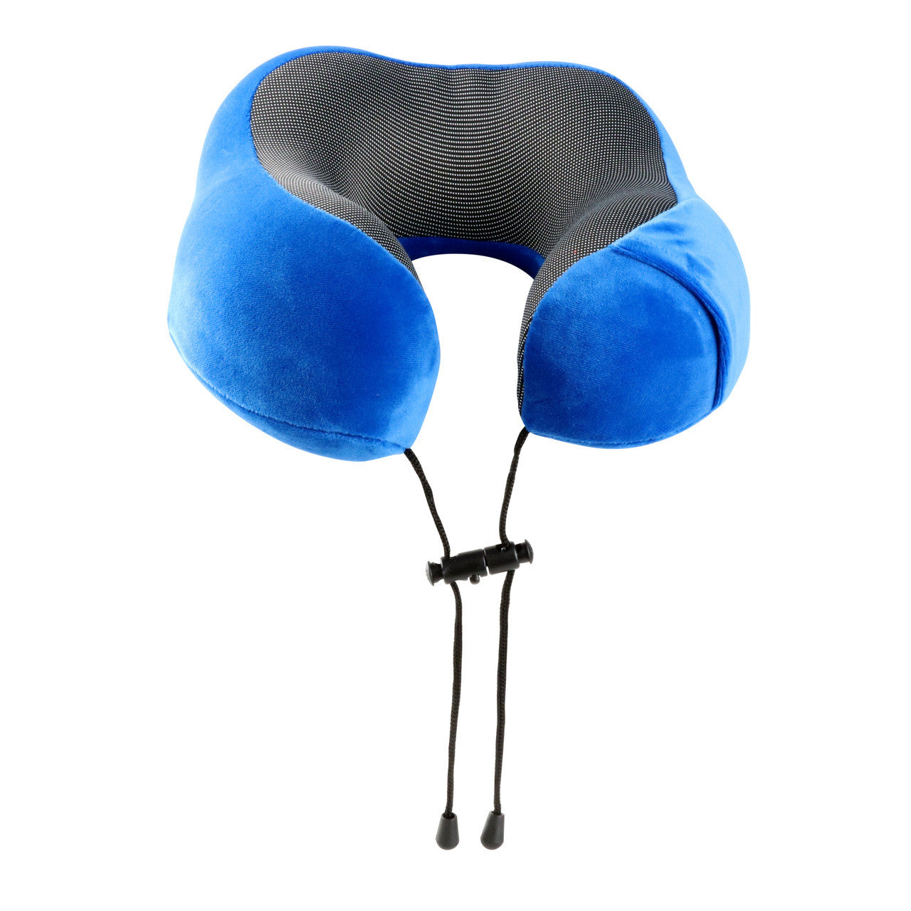 Laser Blue Memory Foam Neck Pillow - Easy Snap V1031-AO-NEDPLL-330