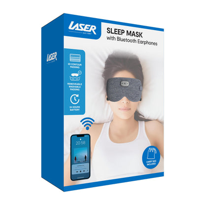 Laser Smart Sleeping Mask Earphone Grey V1031-AO-SM25GY-328