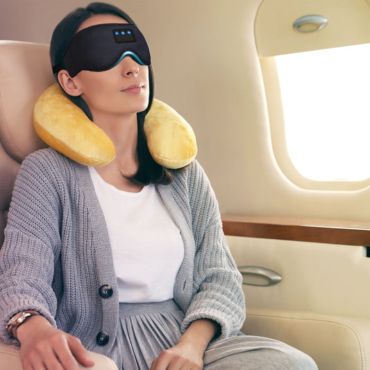 Laser Sleep Mask Bluetooth Headphones Black V1031-AO-SMHPS-900